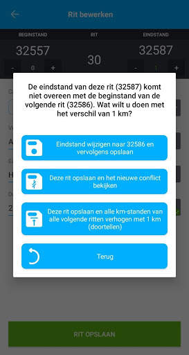EasyRit - ritregistratie screenshot 4