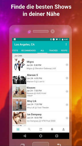 Bandsintown Concerts screenshot 4
