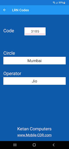 Mobile Codes of India screenshot 6