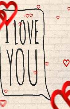 I Love You Live Wallpaper screenshot 4