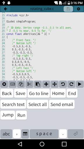Mobile C [ C/C   Compiler ] screenshot 4
