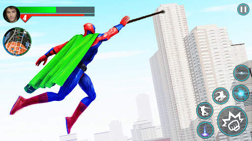 Iron Rope Hero Games – Superhero Games screenshot 1