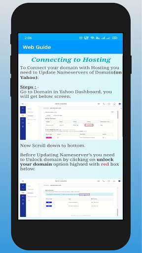 Web Guide - Free .com Domain screenshot 4