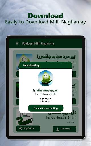 Pakistani Mili Naghmay Mp3 Songs Offline screenshot 8
