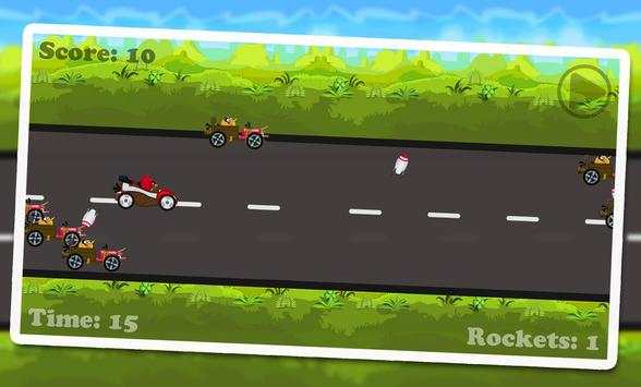 Angry Racing Bird PRO स्क्रीनशॉट 2