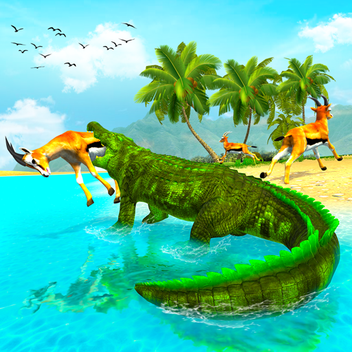 Angry Crocodile Animal Attack games 2021 иконка