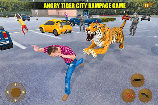 Angry Tiger City Attack: Wild Animal Fighting Game screenshot 10