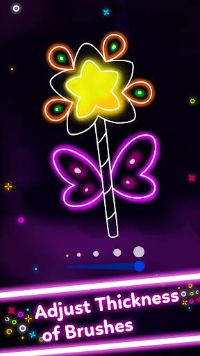Doodle Glow Coloring Games screenshot 4