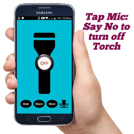 Voice Controlled LED Flashlight Torch App screenshot 2