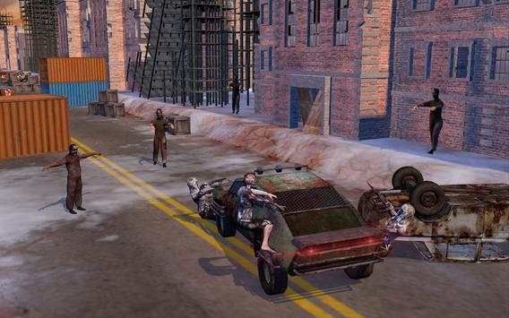 Hungry Zombies Shooting Game: Highway Car Racing screenshot 2