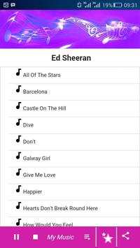 Ed Sheeran Songs screenshot 2