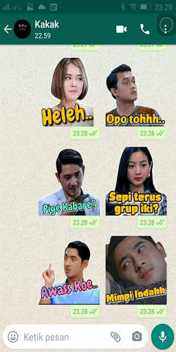 Stiker WA Ikatan Cinta Terbaru for WAStickerApps screenshot 6