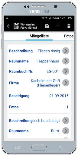 Bauskript Bautagebuch App screenshot 7