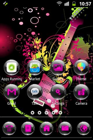 Pink Black Theme screenshot 7