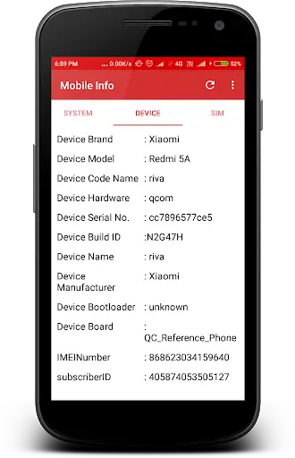 Mobile Info screenshot 2