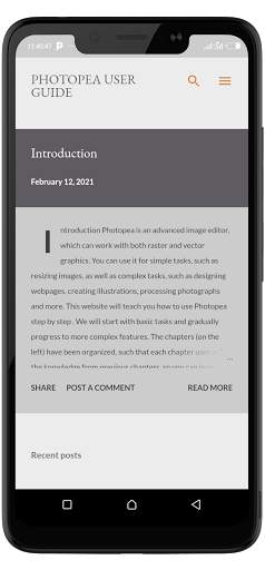 Photo pea Photo Editor Guide 7 تصوير الشاشة