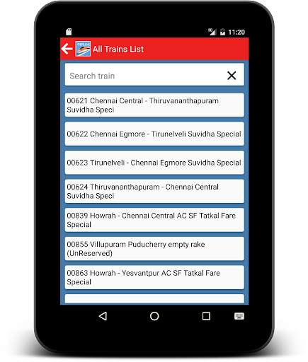 Indian Rail Offline Time Table screenshot 9