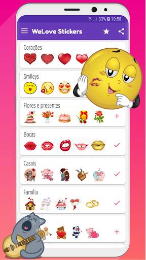 WeLove : Figurinhas WASticker screenshot 3