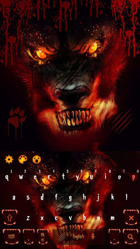 wolf Spike Blood king Keyboard скриншот 4