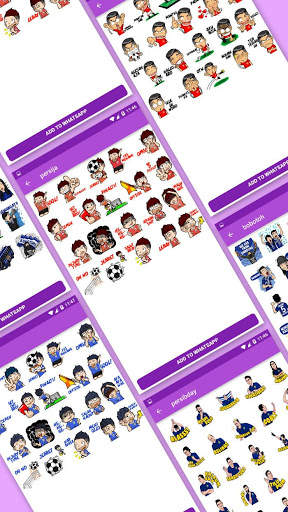 Stiker WA Sepak Bola Timnas Lucu - WaStickerApps screenshot 4