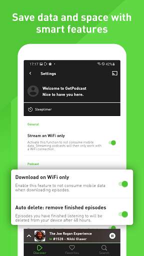 GetPodcast - podcast player screenshot 7