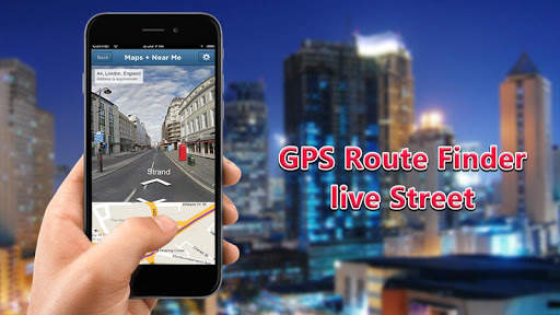 Live GPS Route Finder Voice Navigation Street View screenshot 1