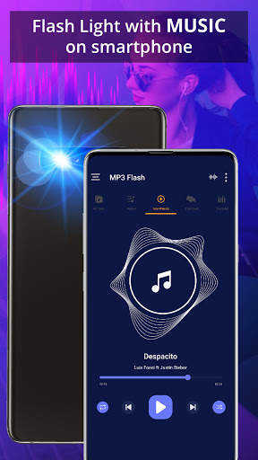 MP3 Strobe Light - Music Flashlight screenshot 1