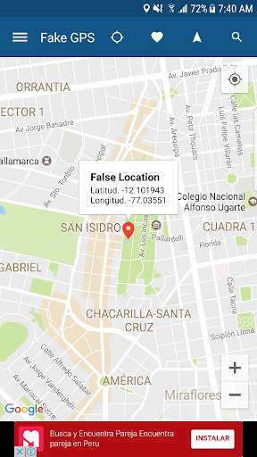 Fake GPS 360 screenshot 1