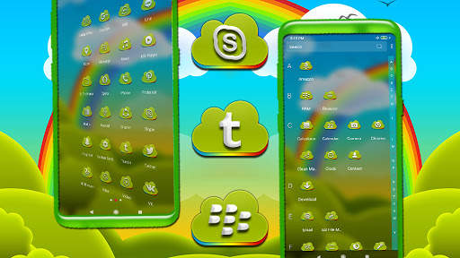 Nature Rainbow Launcher Theme screenshot 3