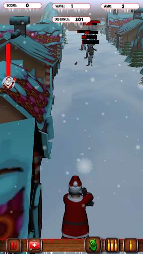 santa vs zombie: hari Natal screenshot 5