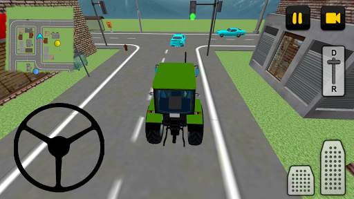 Traktör sürücüsü 3D: Şehir screenshot 5