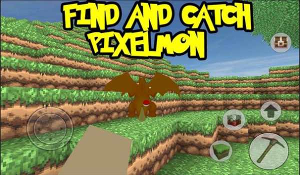 Pixelmon world for craft & build - 3D 4 تصوير الشاشة