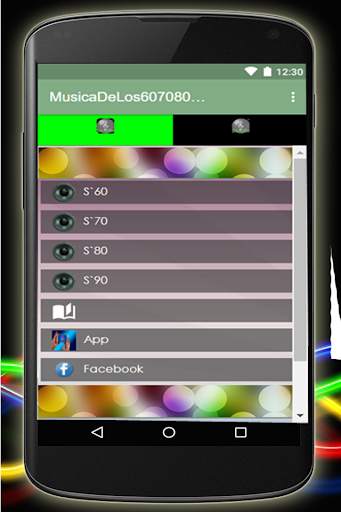 Music of the 60 70 80 and 90 screenshot 1