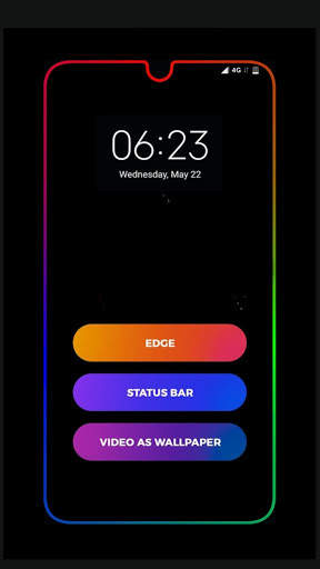 Live Edge Lighting Screen Lighting Color Galaxy screenshot 4