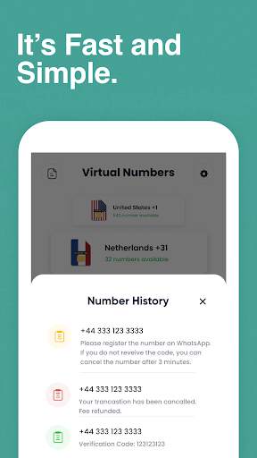 Wasi - Virtual WhatsApp Number screenshot 4
