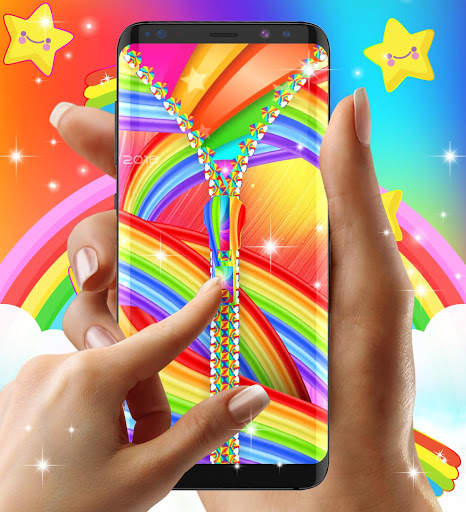 Rainbow lock screen screenshot 4