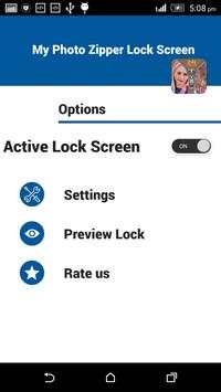 My Photo Zipper Screen Lock screenshot 4