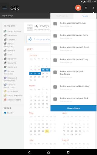 Oak Intranet screenshot 15