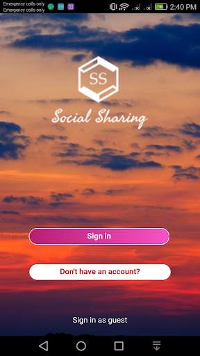 Simple Social Sharing screenshot 1