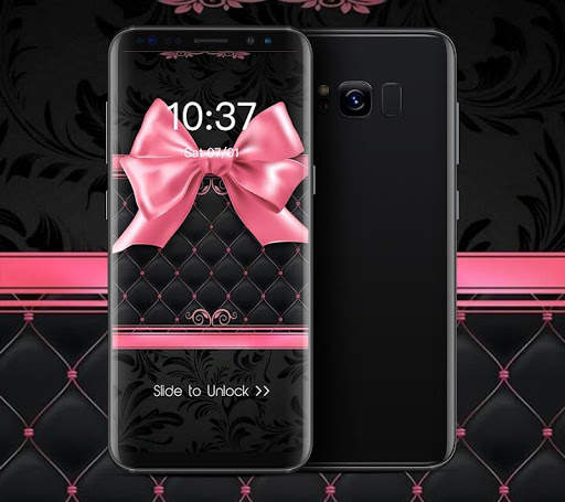 Pink Bowknot Diamond Leather Theme screenshot 5