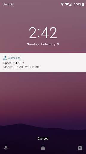 Sigma Lite - Internet Speed Meter screenshot 7