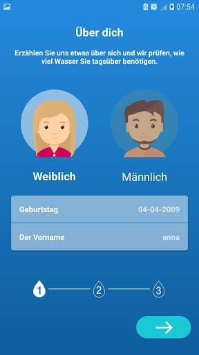Trink Wasser - Alarm screenshot 1