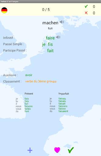 Hangman French basic Verbs screenshot 18