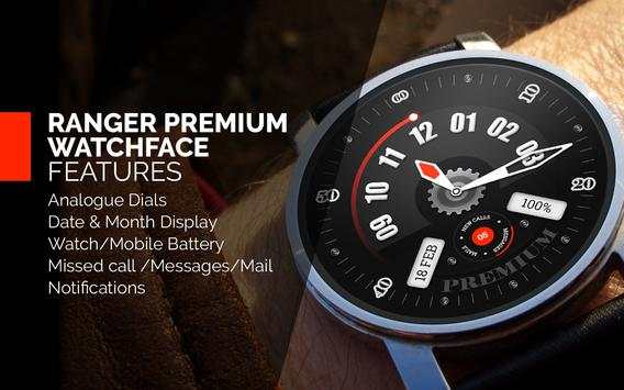 Rangers Premium WatchFace Free screenshot 1