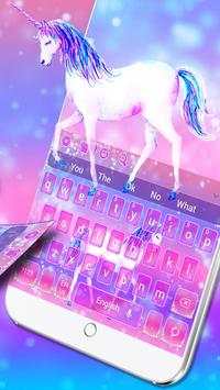 Starry Sky Unicorn Keyboard screenshot 3