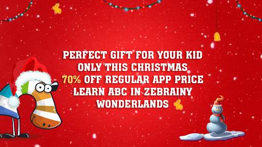Zebra ABC educational games for kids screenshot 1