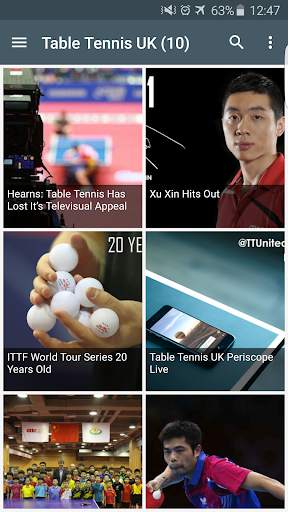 Table Tennis News screenshot 1