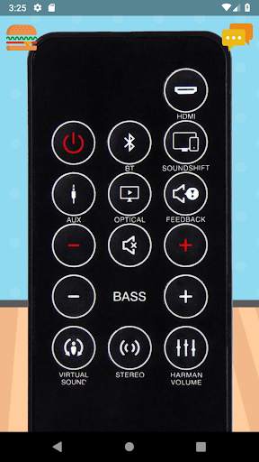 Remote Control For JBL Sound Bar screenshot 1