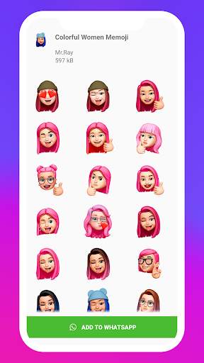 Memoji Stickers - WAStickers screenshot 3