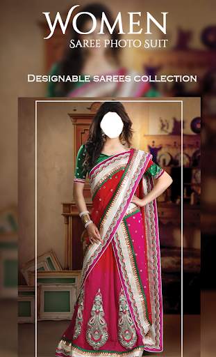 Hot Women Saree Photo Suit screenshot 3